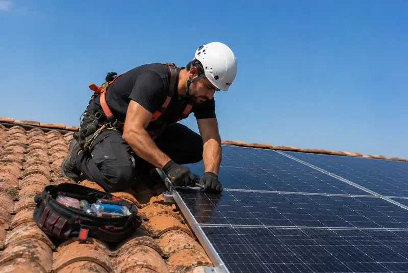 Maintenance et monitoring de panneaux solaires à Faches-Thumesnil